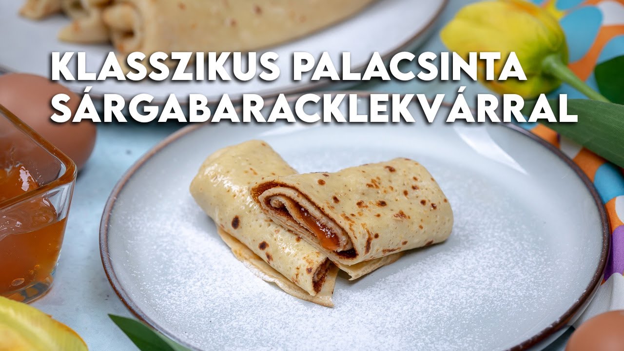 Klasszikus palacsinta s&aacute;rgabaracklekv&aacute;rral | Mindmegette.hu