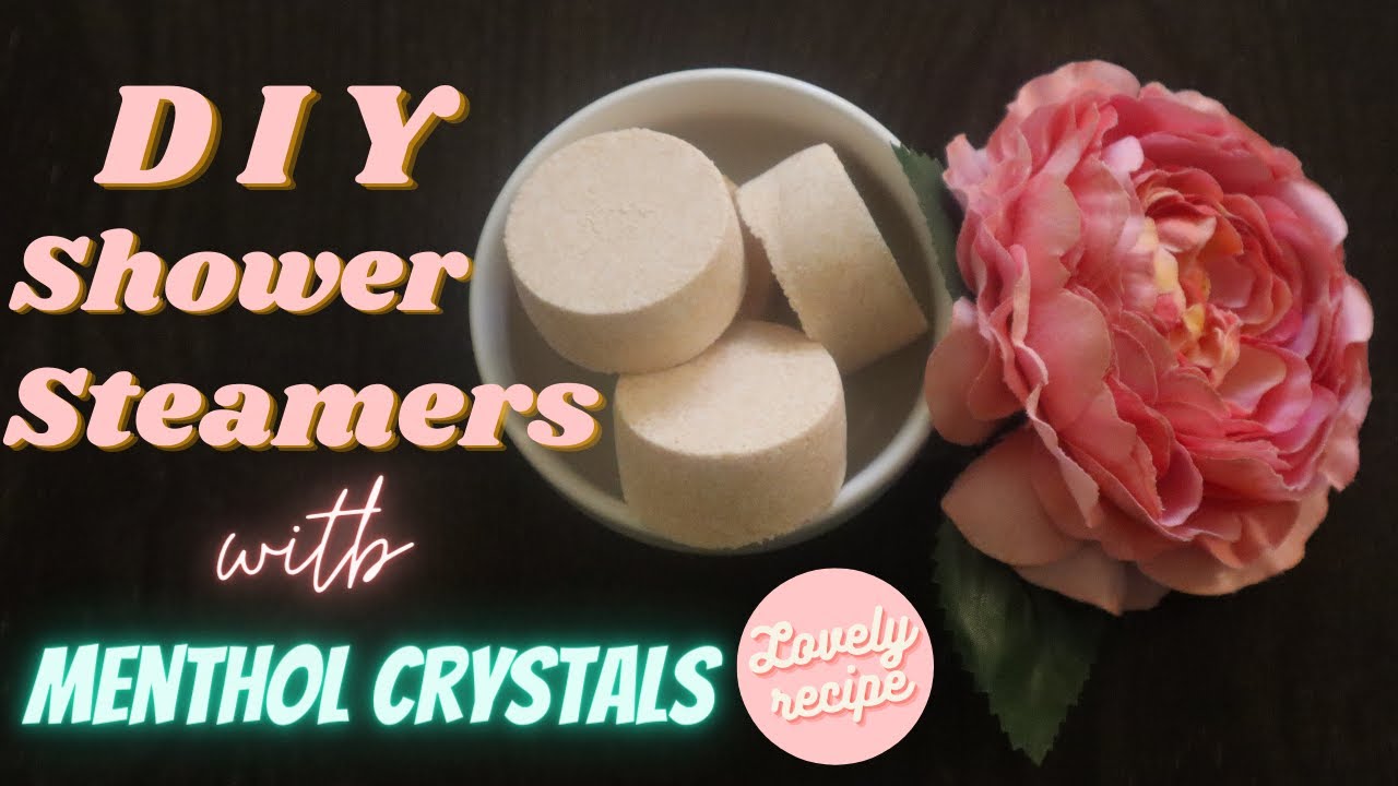 DIY🍶How to make Shower Steamers aka Shower Fizzies using Menthol Crystals | Step by Step recipe |