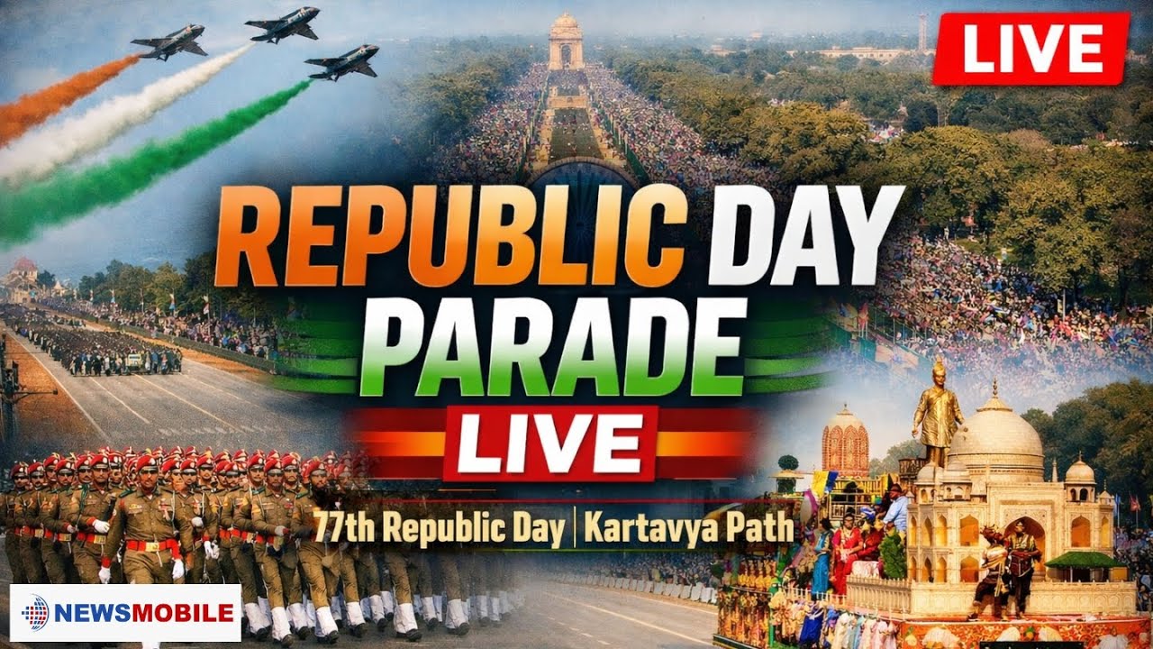 77th Republic Day Parade LIVE | Kartavya Path, New Delhi | India Celebrates Republic Day 2026