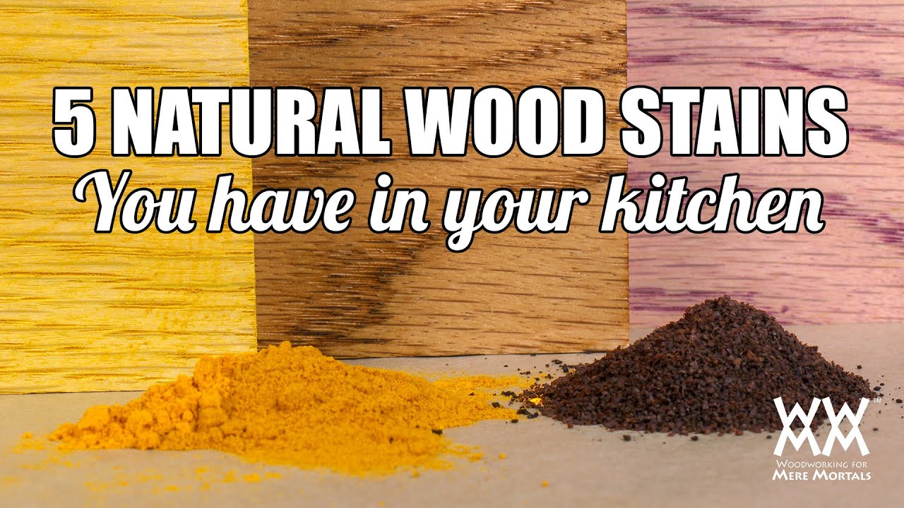5 Weird Wood Staining Techniques. Natural Wood Coloring Hacks That Really Work.