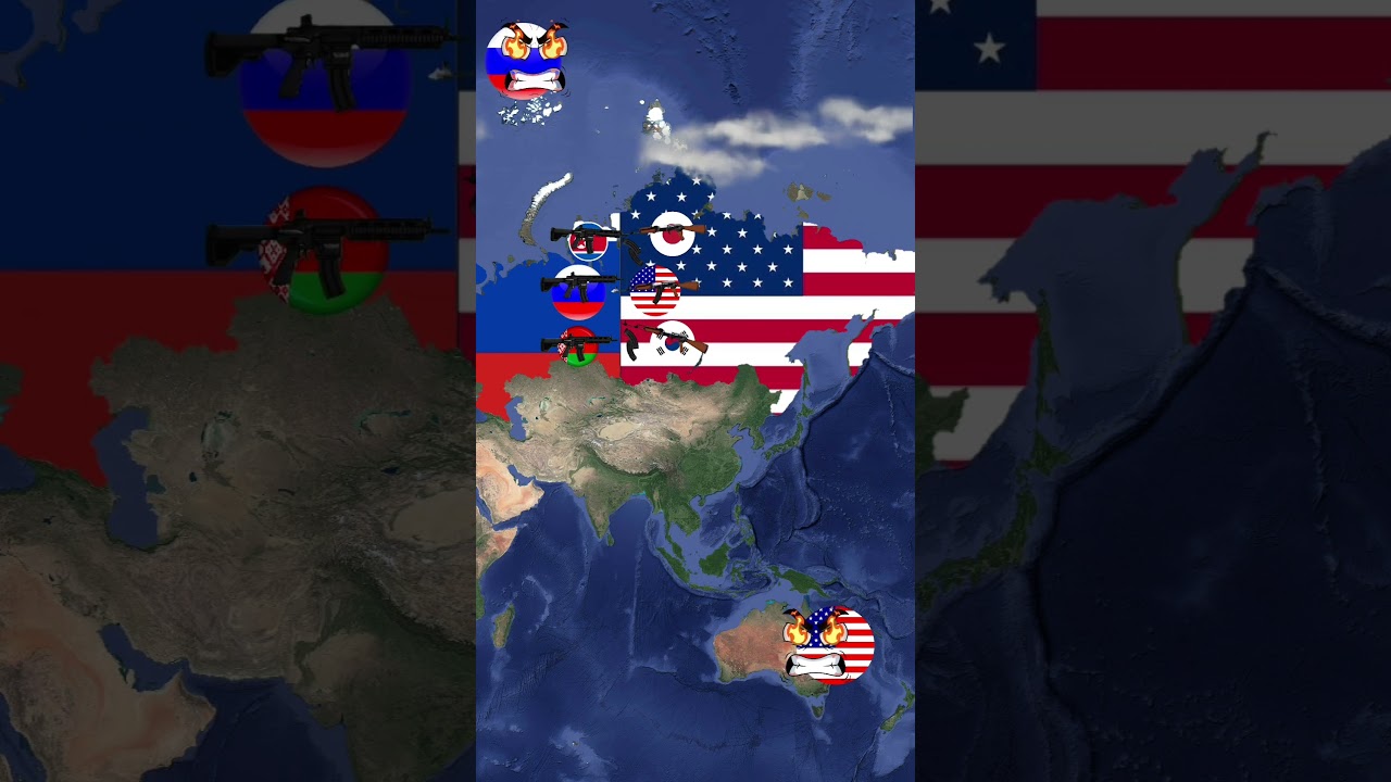 USA 🇺🇸 vs Russia 🇷🇺 | Who Would Support Each Side? 🌍 #shorts