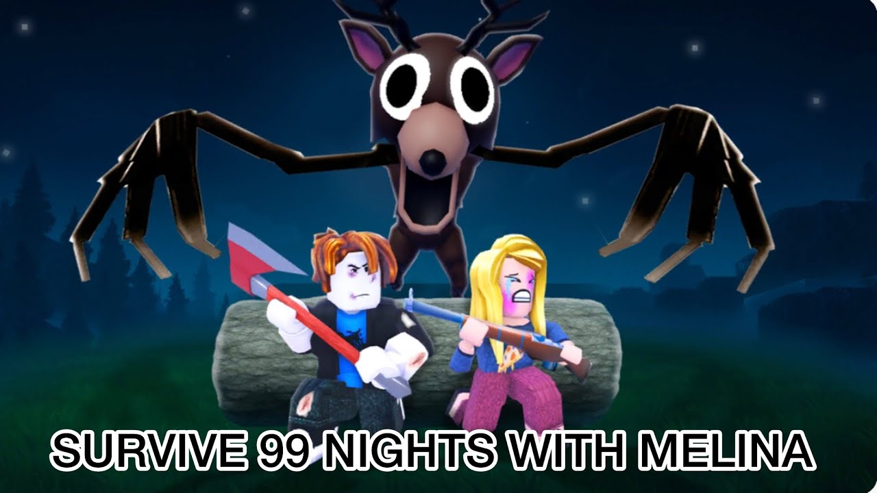 #roblox#robloxgames#robloxedit SURVIVE 99 DAYS WITH MELINA !! WHAT HAPPENS NEXT IS SHOCKING🙀🙀🙀
