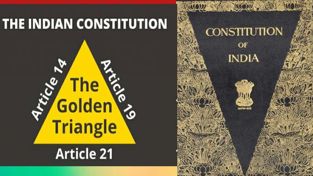 Golden Triangle Rule Of Indian Constitution (Art 14,19,21)#shorts