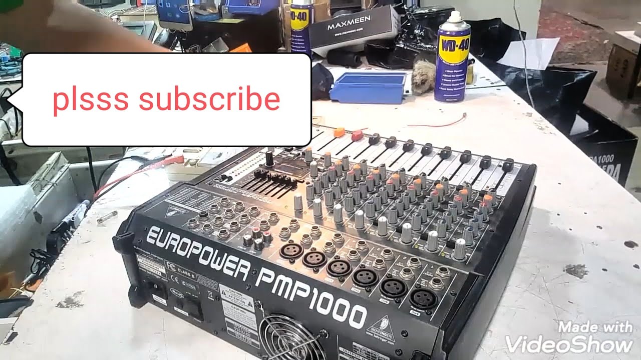 How to repair bheringer pmp1000 no sounds