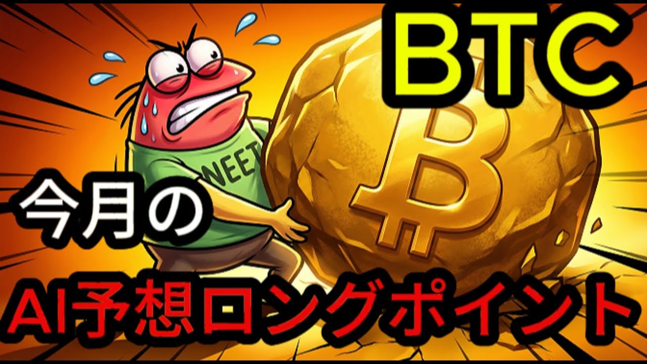 ビットコインチャート分析 バロントランプ ショート疑惑 今月のAI予想ロングポイント　