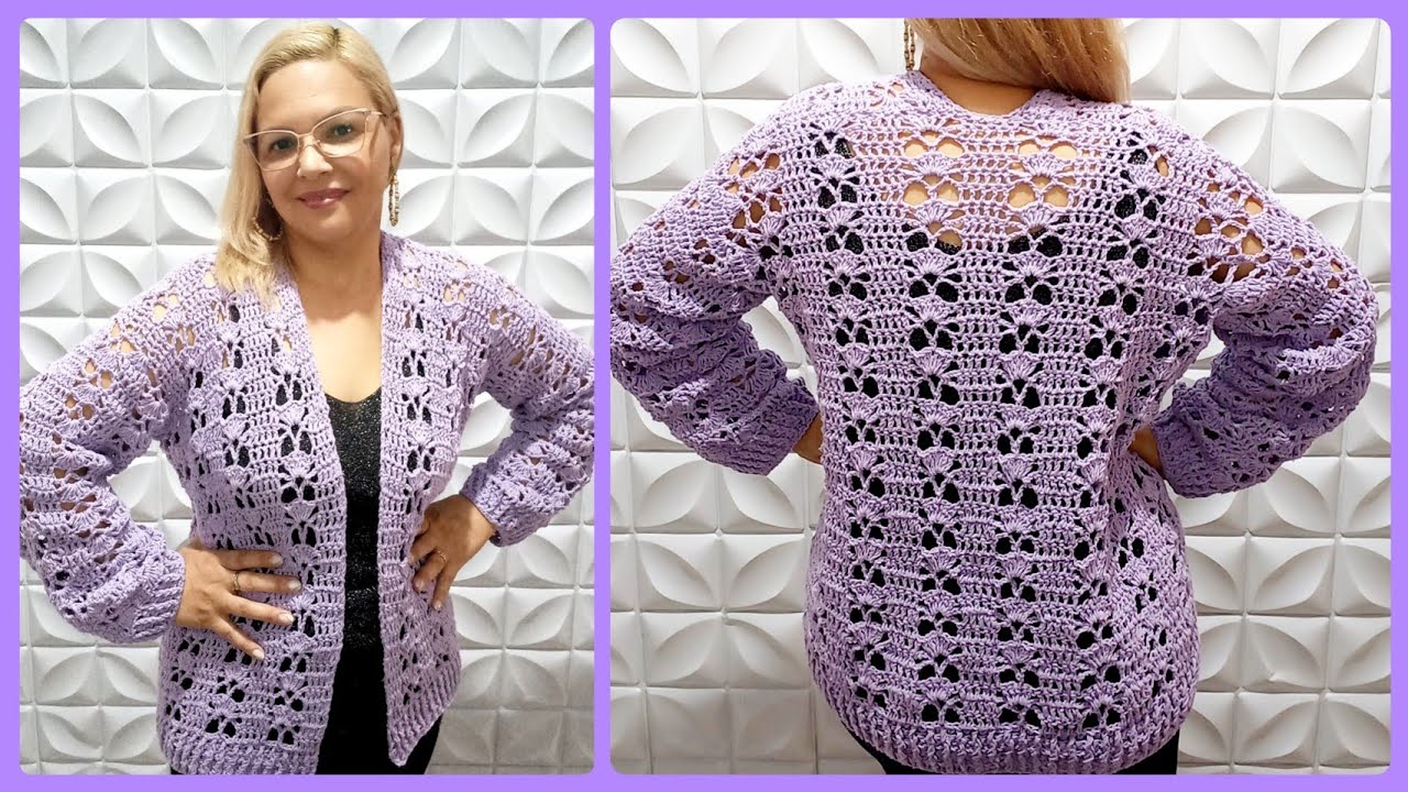 Blusa de croche  Fácil de fazer | Passo a passo completo 