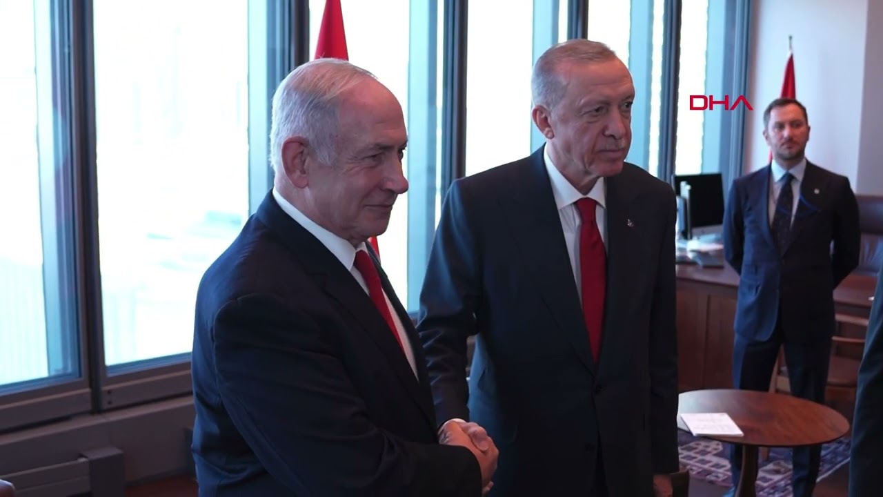 Cumhurbaşkanı Erdoğan, İsrail Başbakanı Netanyahu ile görüştü
