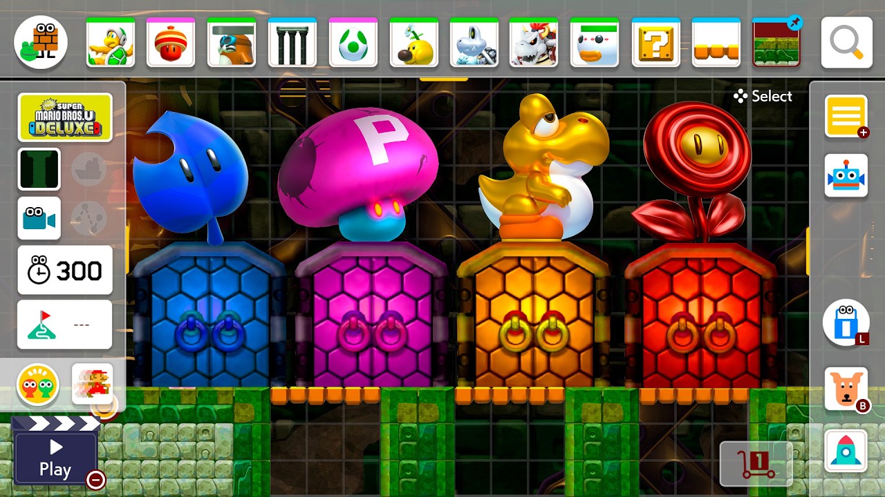 Super Mario Maker 2 - All Power Ups | Course Maker Experiment!