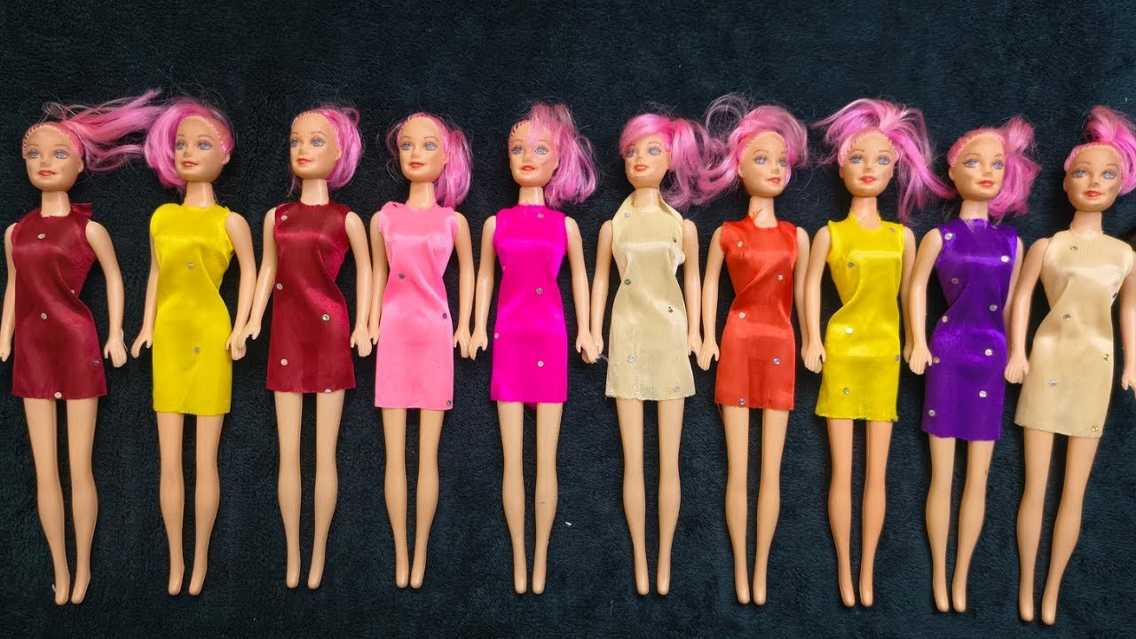 5 Minutes Satisfying with Unboxing Barbie  Doll & Barbie Toy Set Review  | Gudiya | Doll | ASMR