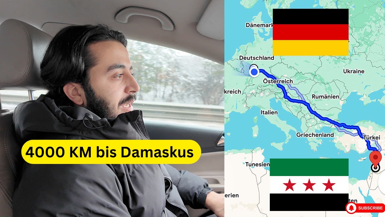 Mit dem AUTO nach Damaskus – KANN man das WIRKLICH machen?! 🤯