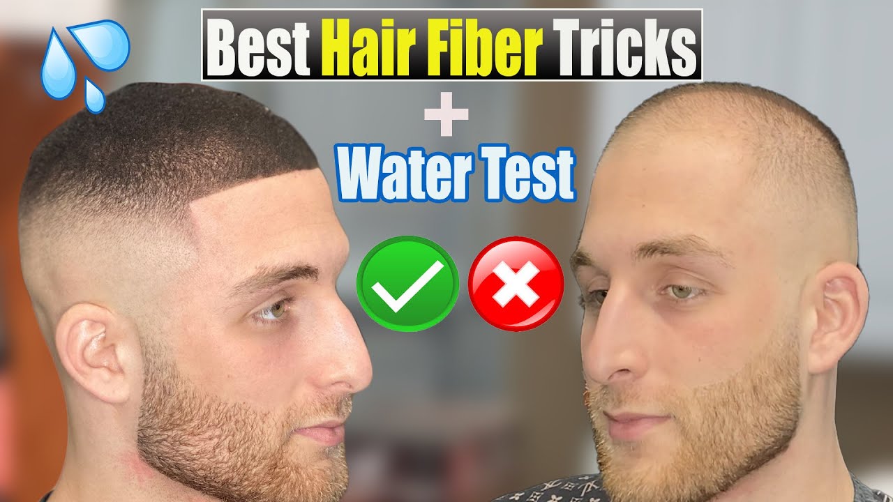 7 Easy Tricks to make Hair Fibers look NATURAL + Water Test