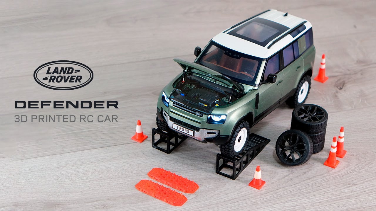Land Rover Defender - 3D printed RC car || Review