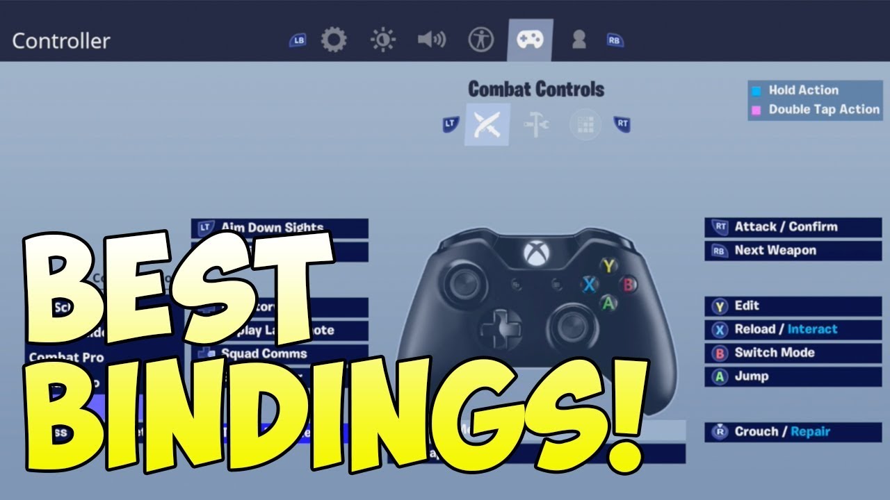 New BEST Custom Controller Bindings on Console Fortnite! Instant Edits!