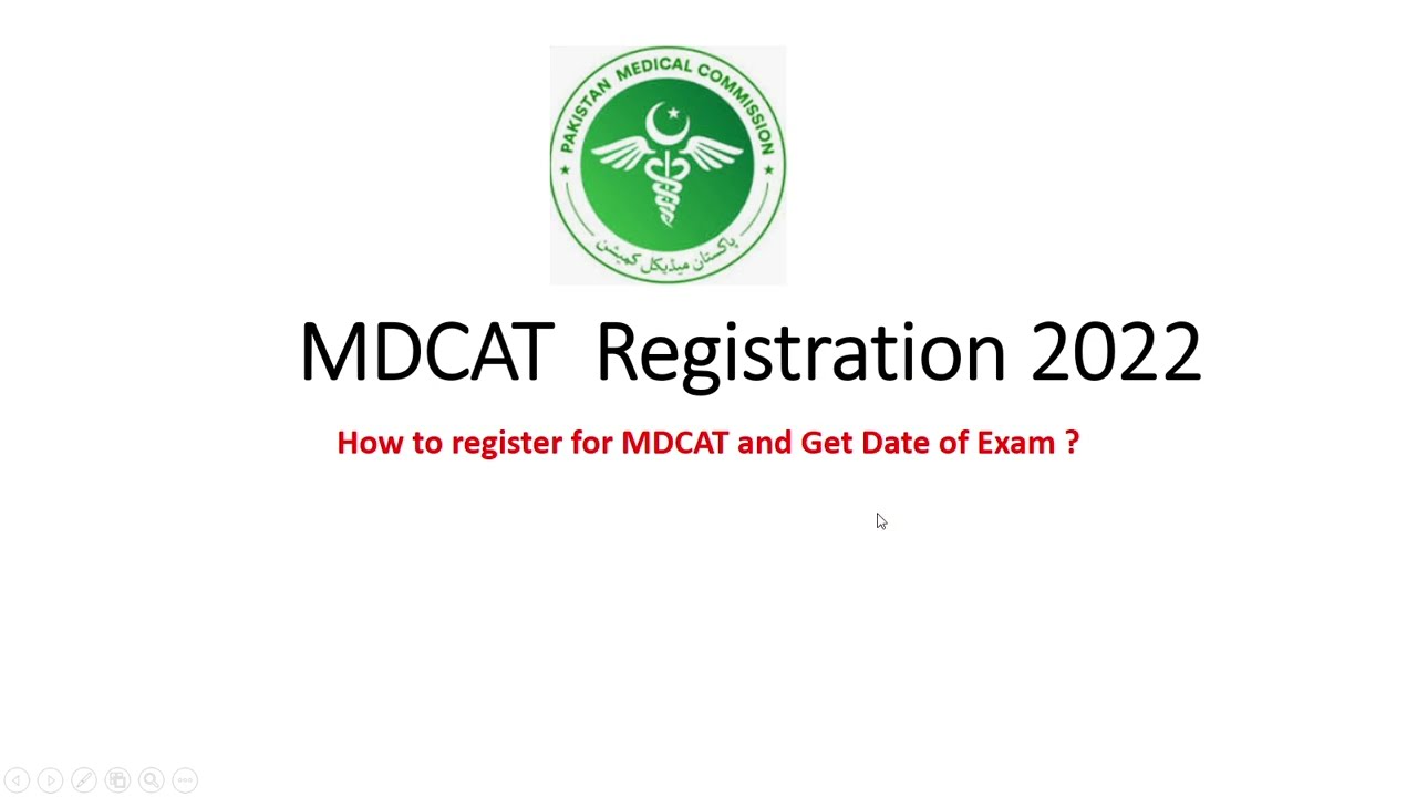 MDCAT 2022  Registration how we get our MDCAT Date