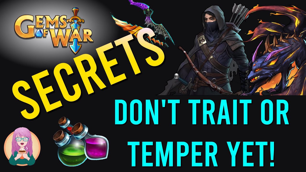 Gems of War Secrets - DO NOT Fully-Trait These Troops and Weapons
