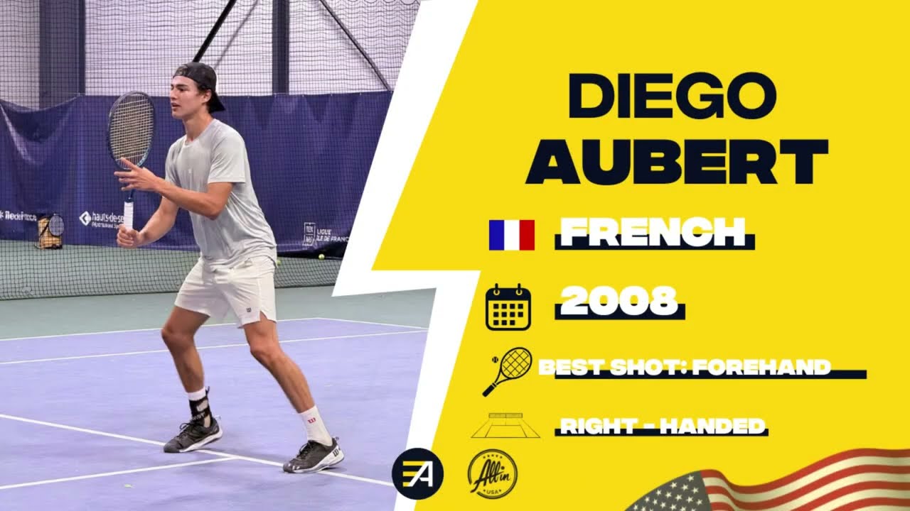 Diego Aubert - College Tennis Recruiting video - Fall 2026