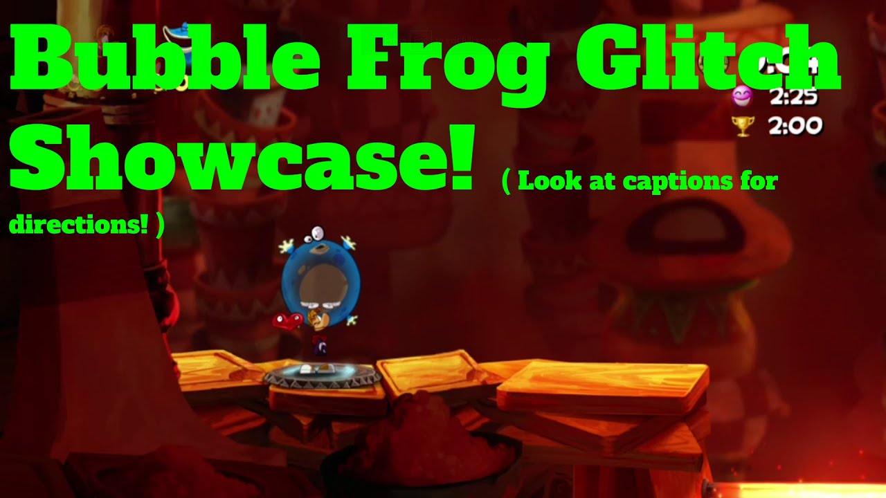 Bubble Frog Glitch Showcase! I Rayman Origins