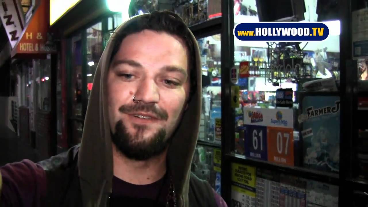 Bam Margera Talks To Cameras On Hollywood Blvd