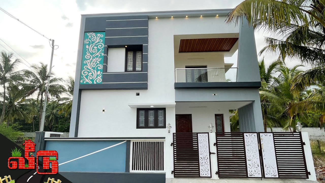 3.1 சென்ட்டில் 1900sqftல் அழகான வீடு | Beautiful Duplex House with Breakfast Counter, OTS  Veedu 277