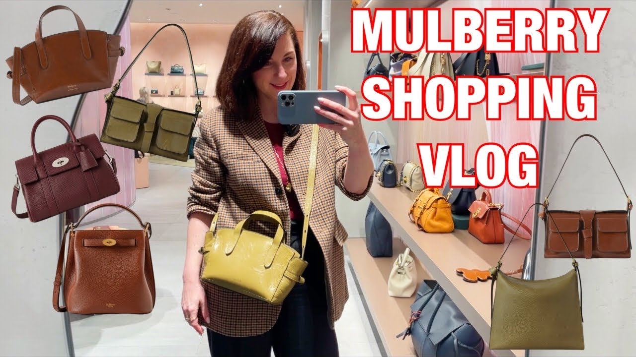 Видеоблог о роскошном шопинге MULBERRY и совместная работа MULBERRY x REJINA PYO