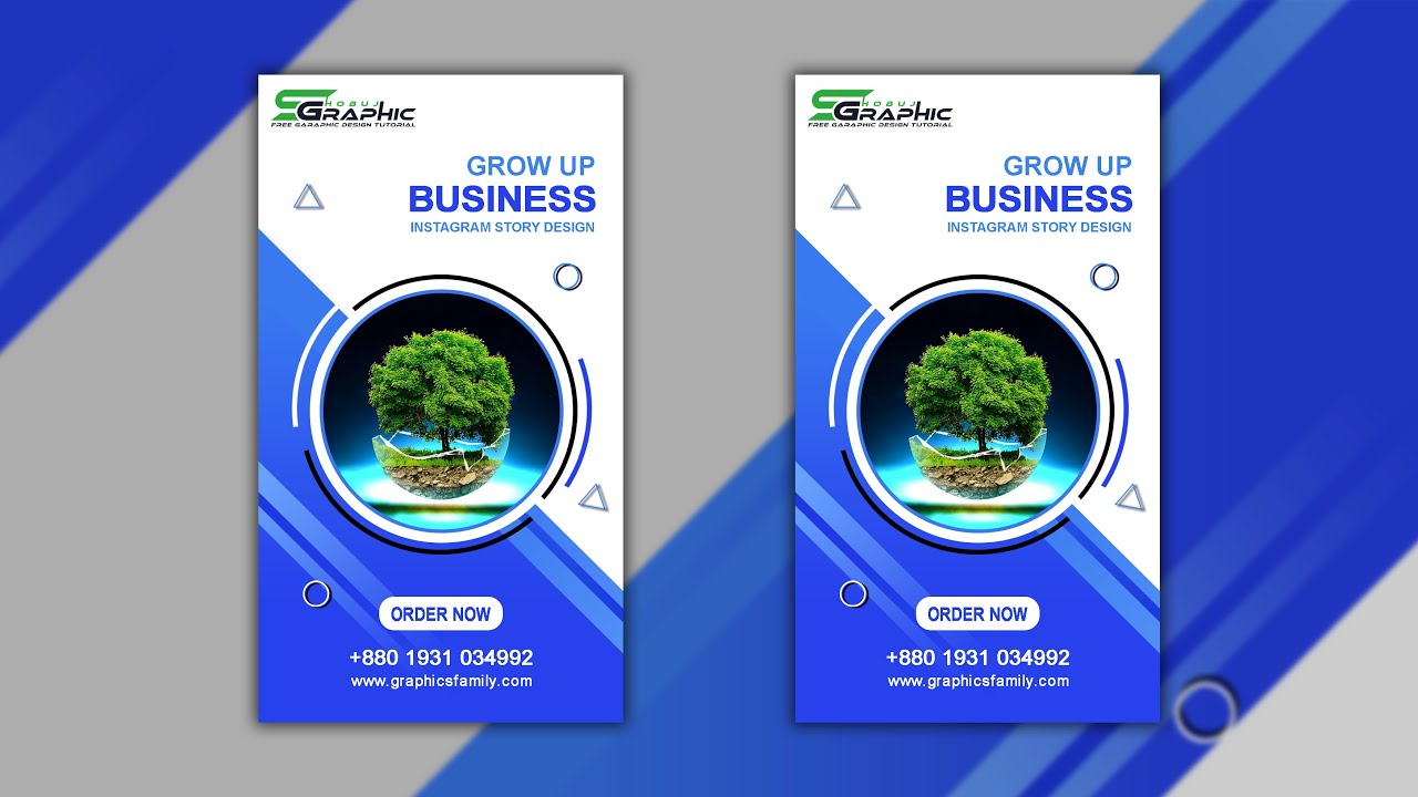 Professional Instagram Story Design in Photoshop Cc