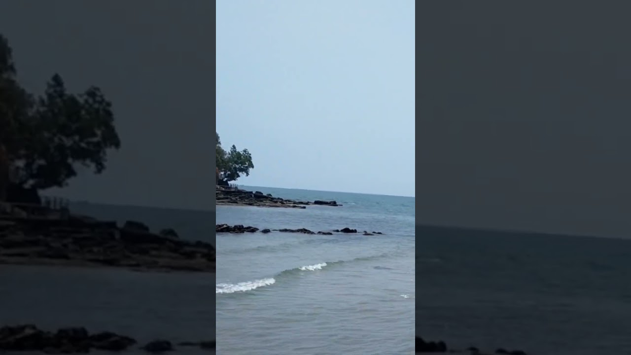 View of sea in Koh Sampouch in Kampong som
