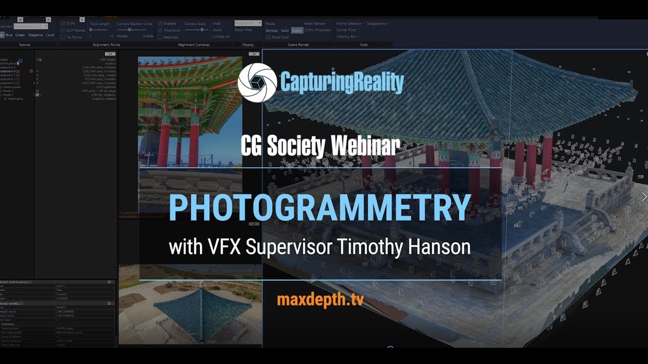 Reality Capture Photogrammetry Webinar: sponsored by CGSociety.org