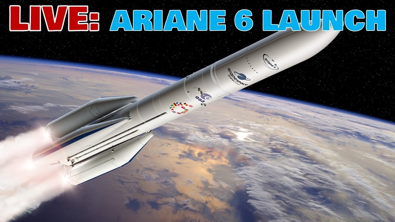 LIVE: Watch Ariane 6 Launch 32 Satellites Into Low Earth Orbit !