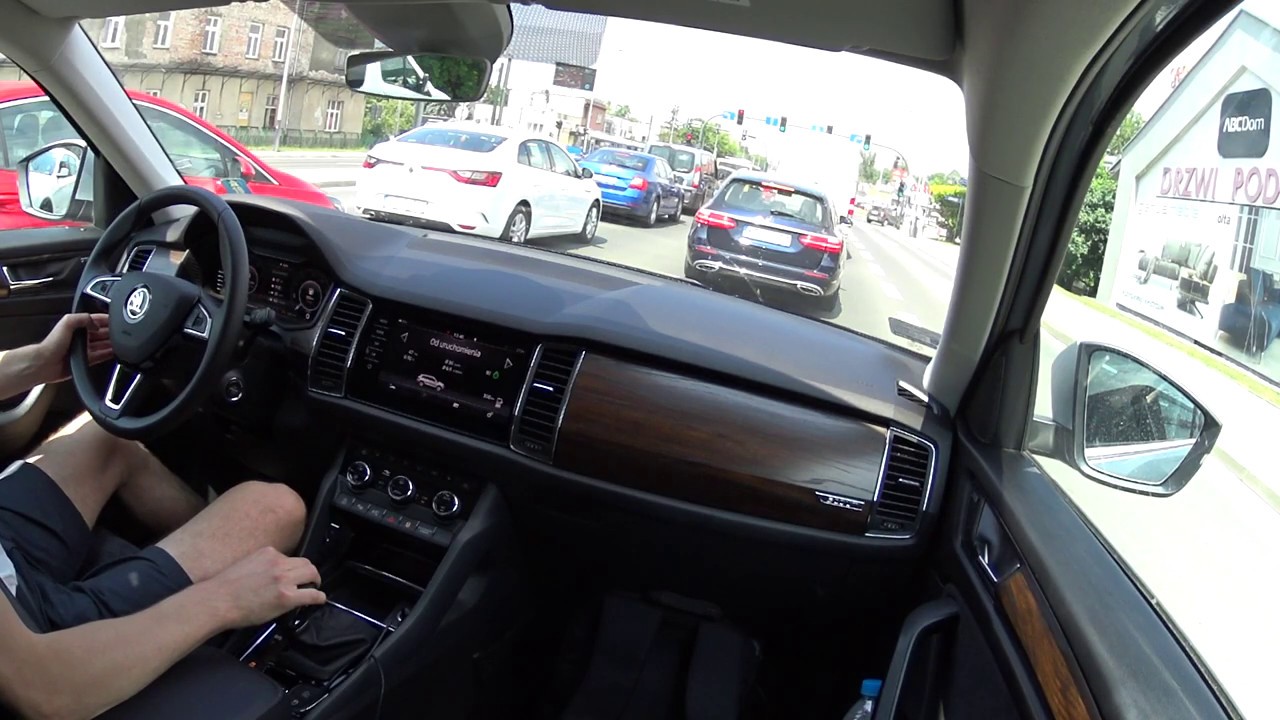 2019 Skoda Kodiaq Scout TRAFFIC JAM ASSIST test asystenta jazdy w korku