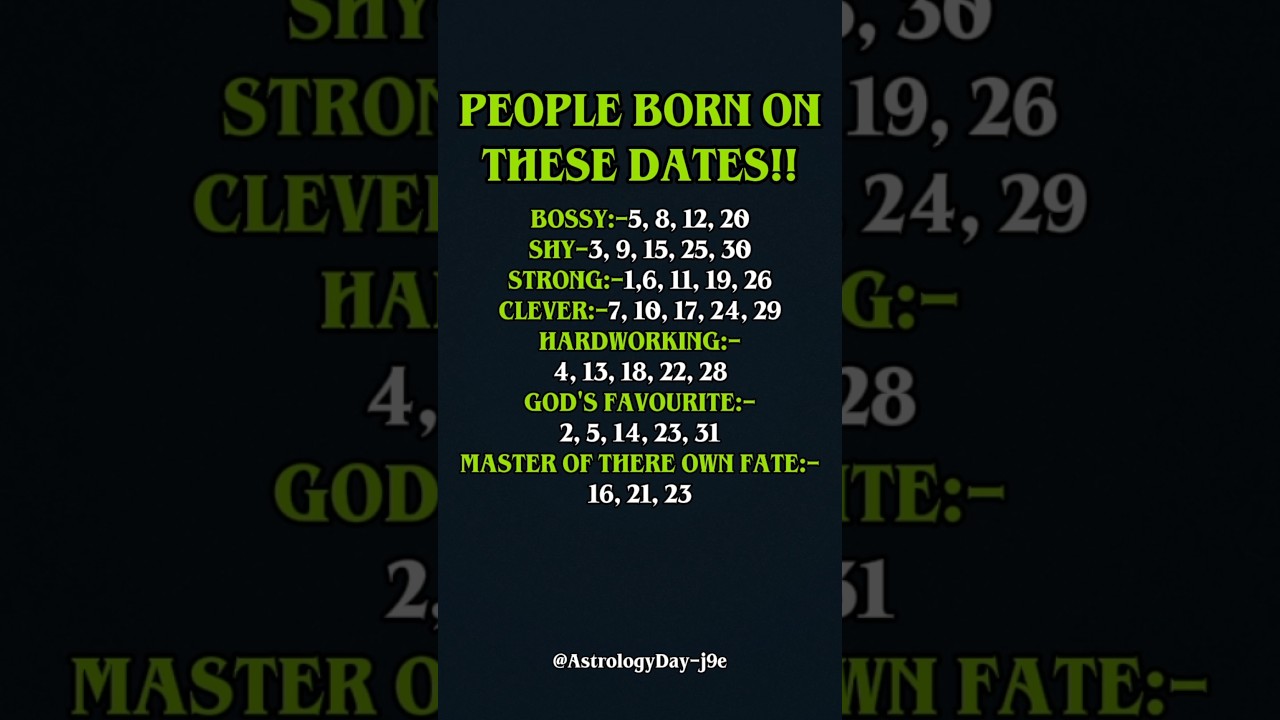 If You Were Born on These Dates&hellip; Your Zodiac Is RARE #zodiac #astrology #horoscope #tarot