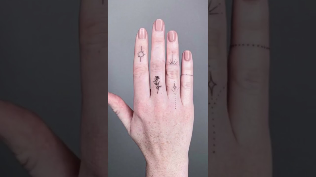 Finger tattoo ideas #tattoos #fun #fingertattoos #inked