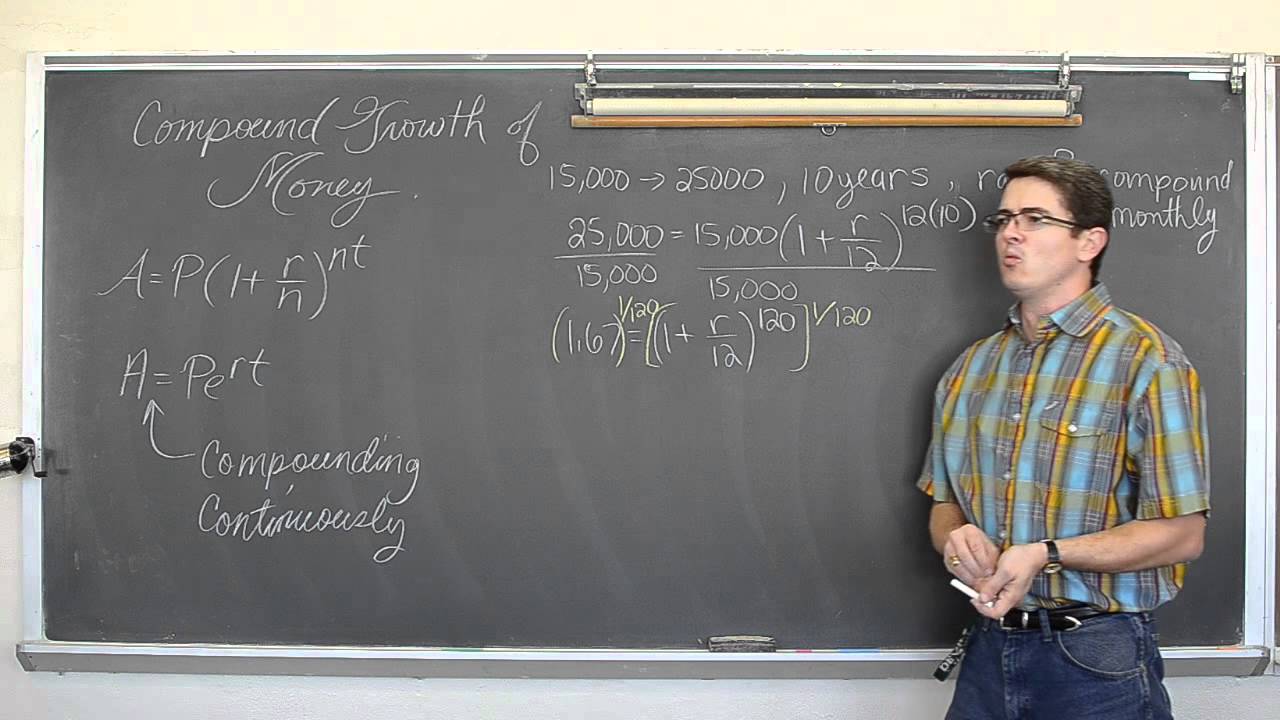 Solving Compound Interest Problems PLEASE READ DESCRIPTION:)
