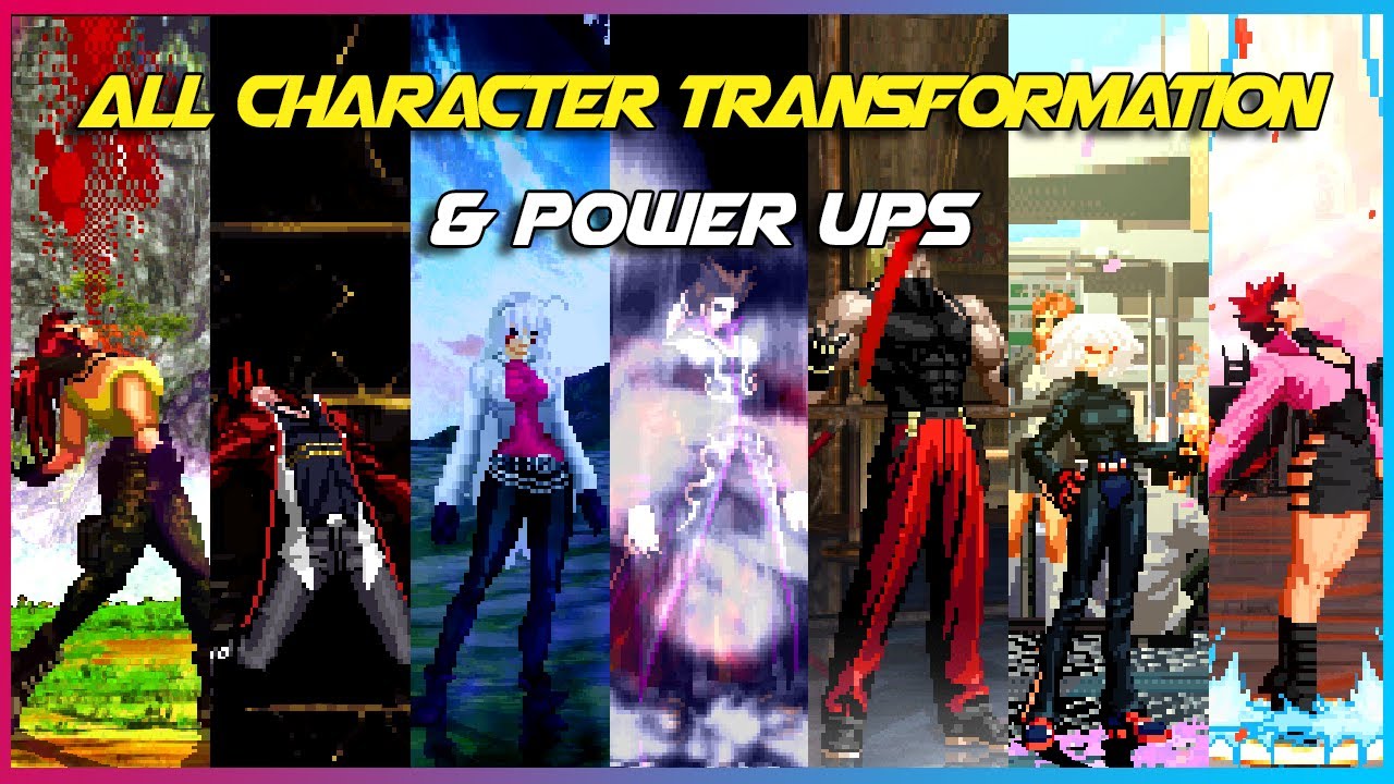 [MUGENGERS 4] All Character Transformation & Power-Ups #1
