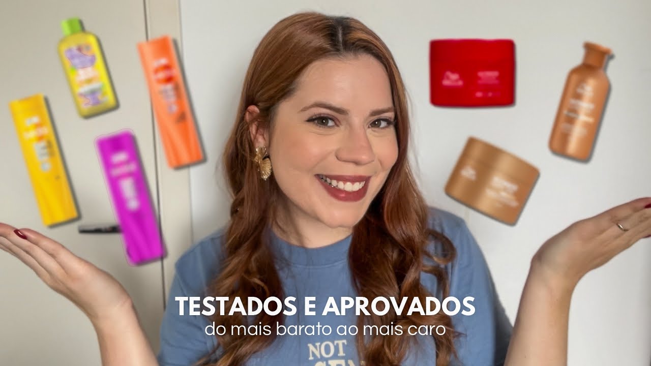 TESTADOS e APROVADOS de cabelo! | do mais barato ao mais caro 