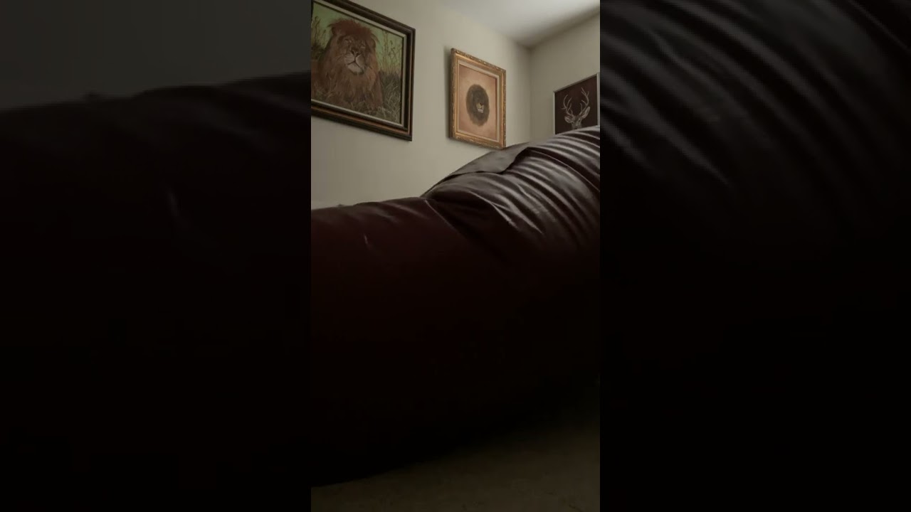 Playing on inflated waterbed