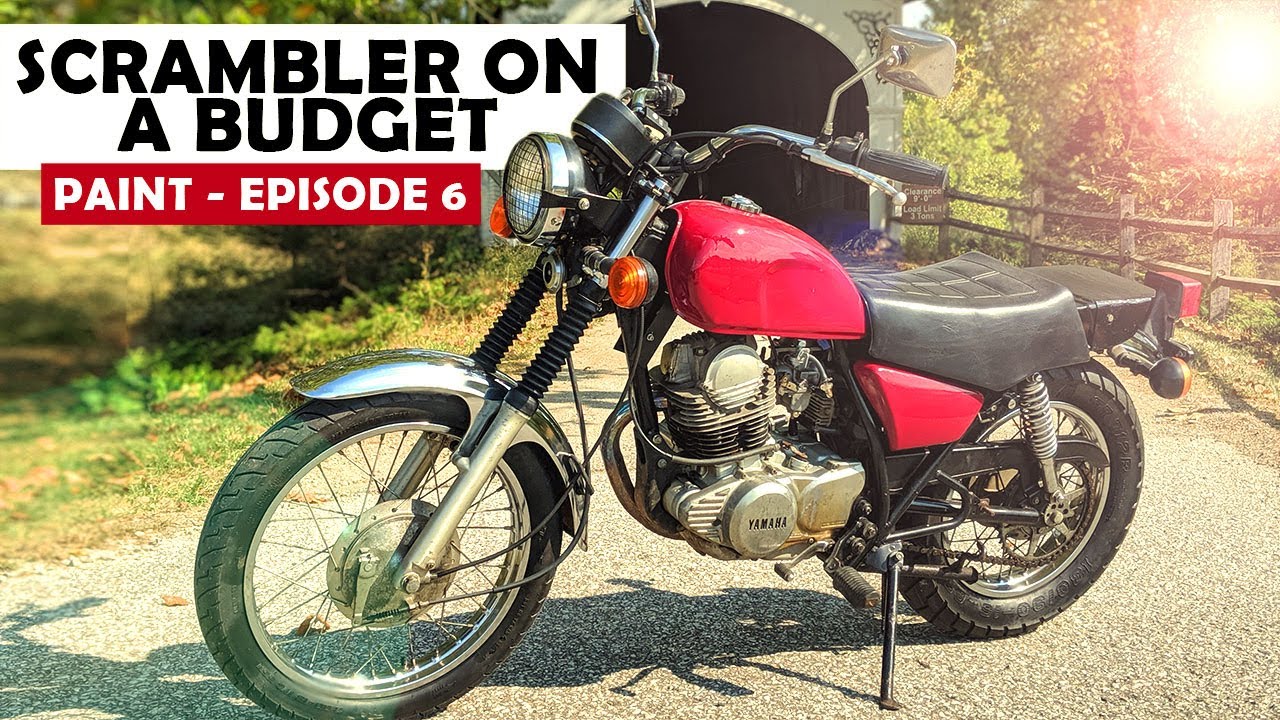 DIY Motorcycle Paint - Yamaha SR250 Scrambler Build , EP  6