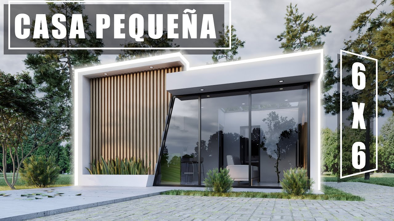 PEQUE&Ntilde;A CASA DE 6X6 | SMALL HOUSE DESIGN 6X6 36M2