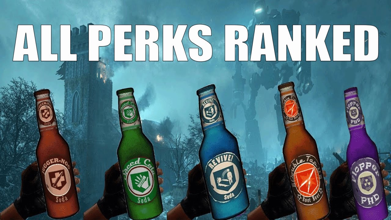 Every Call of Duty Zombies Perk Ranked Worst To Best (Treyarch Only)
