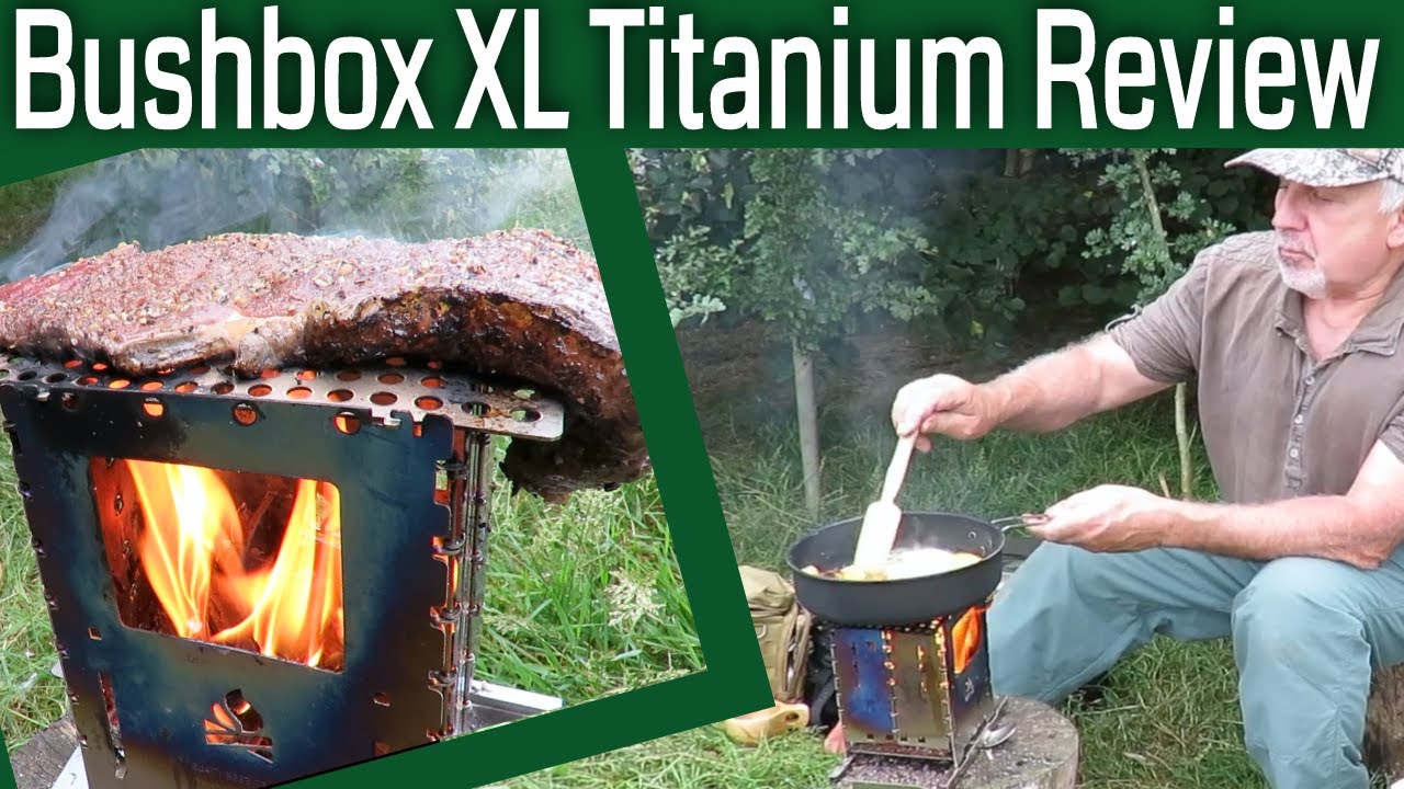 Готовим стейк, яйца и картофель фри на дровяной печи Bushbox XL Titanium Outdoor. Полный тест и о...