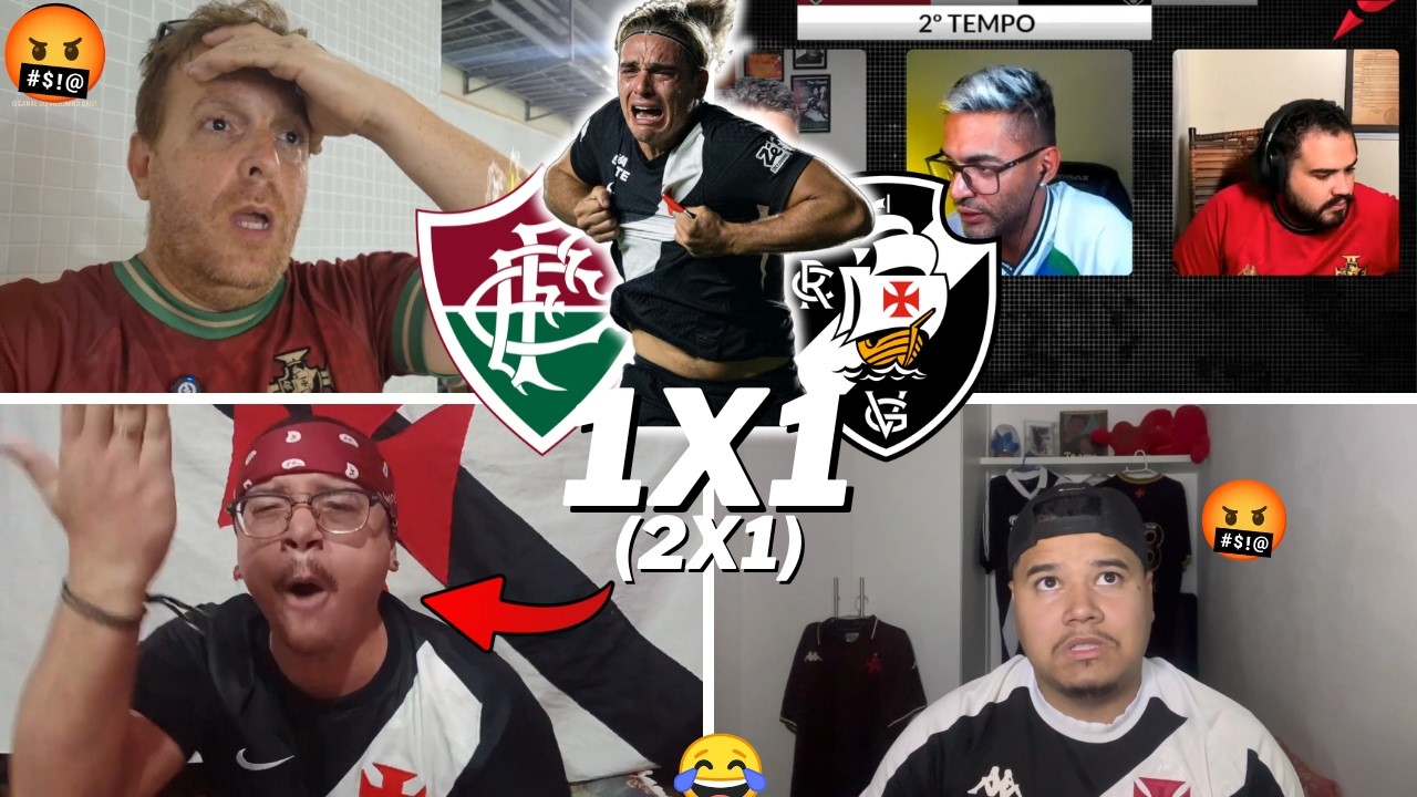 REAÇÕES DOS VASCAINOS REVOLTADOS ELIMINADOS | FLUMINENSE 1 X 1 VASCO | CARIOCA 2026- VAMOS RIR KKKKK