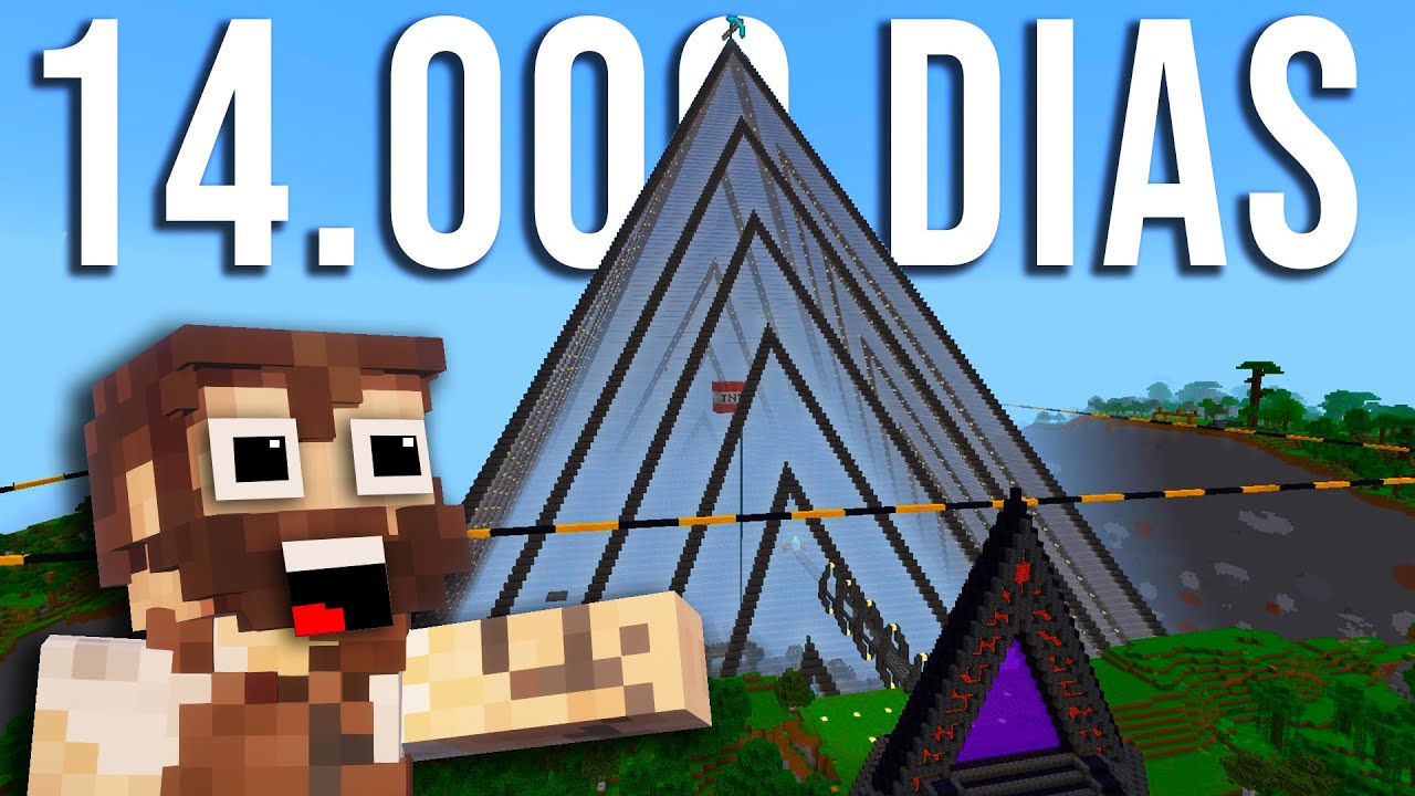 ELA JOGOU POR 14.000 DIAS E EU INVADI O MUNDO DELA NO MINECRAFT!