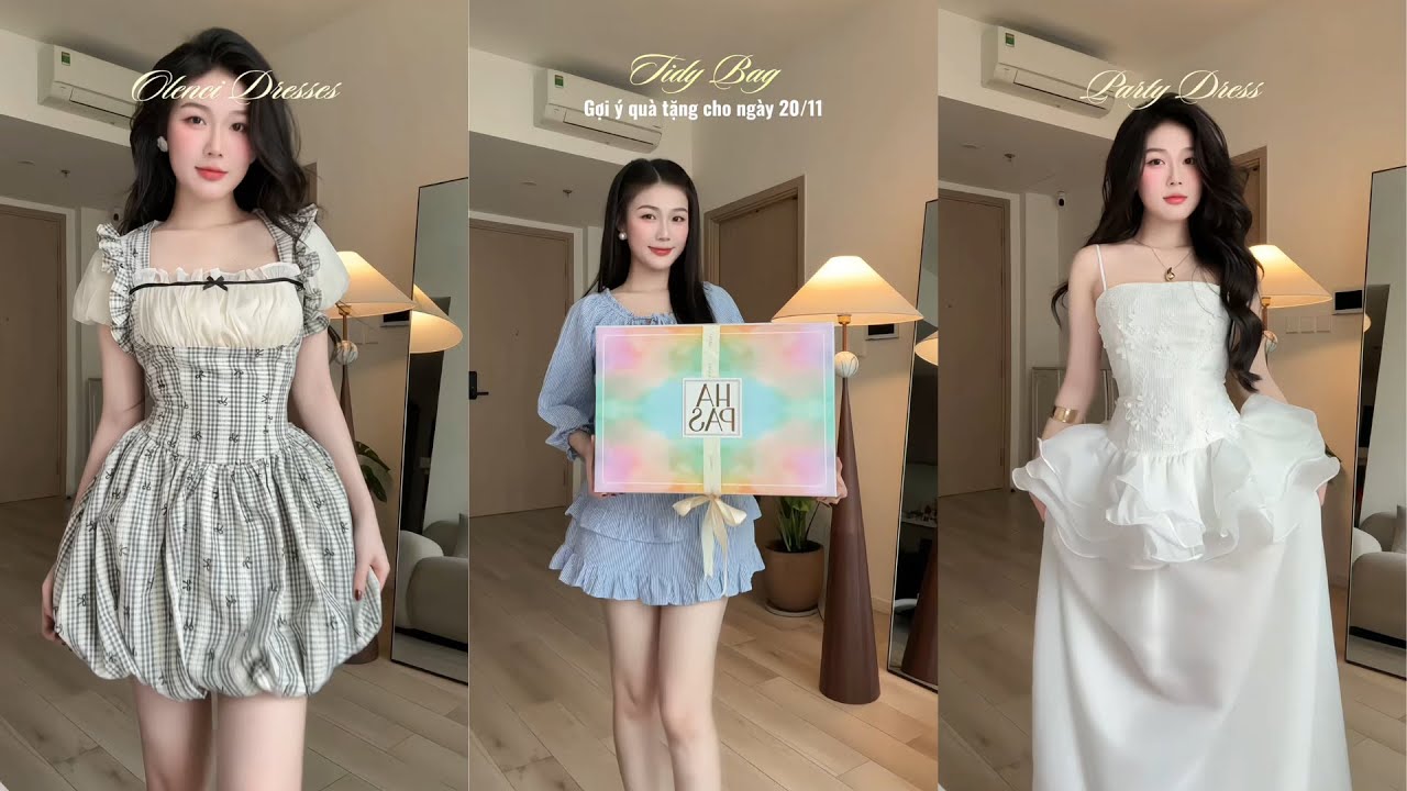 [Shopee Haul] Unboxing Váy,Áo Nỉ Cho Các Nàng Mùa Đông Này Nè#102  #unboxingshopee #shopeehaul