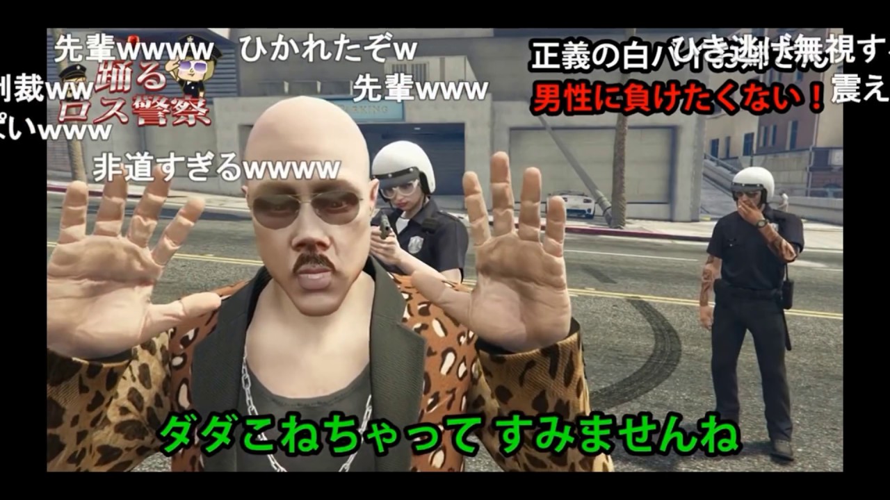 【ニココメ】正義の白バイお姉さん！ 踊るロス警察24時！【再現パロディ】