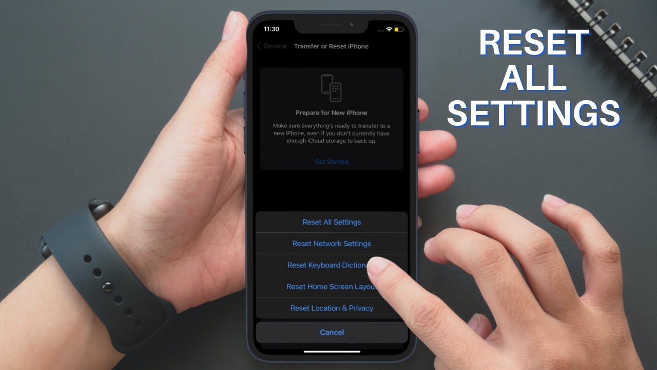 How to Reset All Settings in iOS 16 on iPhone and iPad
