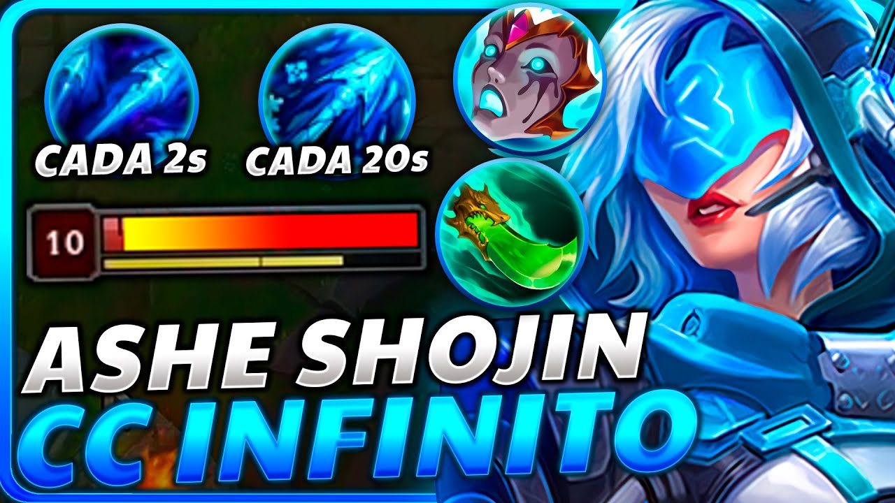 🤮&iexcl;SUPER SHOJIN ASHE con 1 ULTI CADA 19 SEGUNDOS y +72000 DA&Ntilde;O! la *FORMA PERFECTA* d DAR ASCO en MID