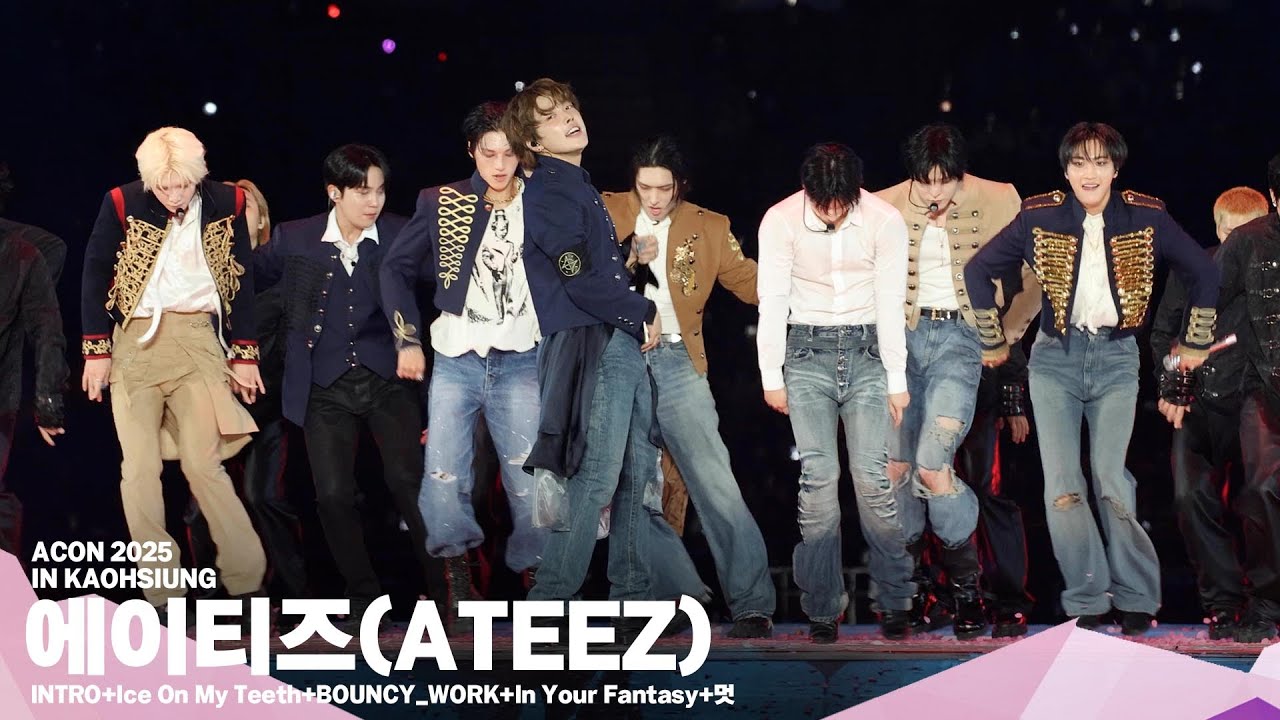 [#ACON2025] 에이티즈(ATEEZ) 'INTRO+Ice On My Teeth+BOUNCY_WORK+In Your Fantasy+멋'| 4K Stage |
