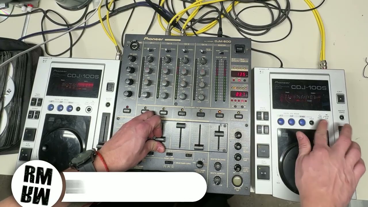 CDJ-100 DJM 600 Klasszik mix Rögzített hanggal!