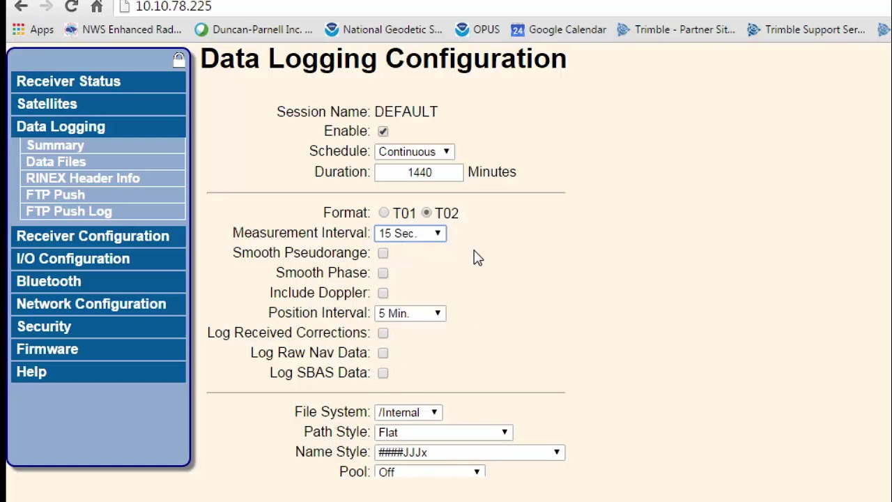 Setting Up a Trimble NetR9 as an Internet Base Station