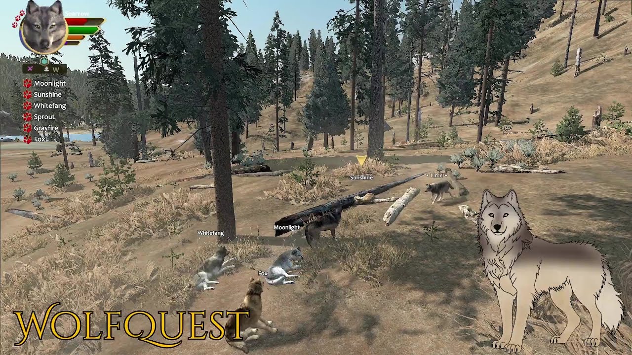 WolfQuest - Воробьиная стая - Эпизод 58