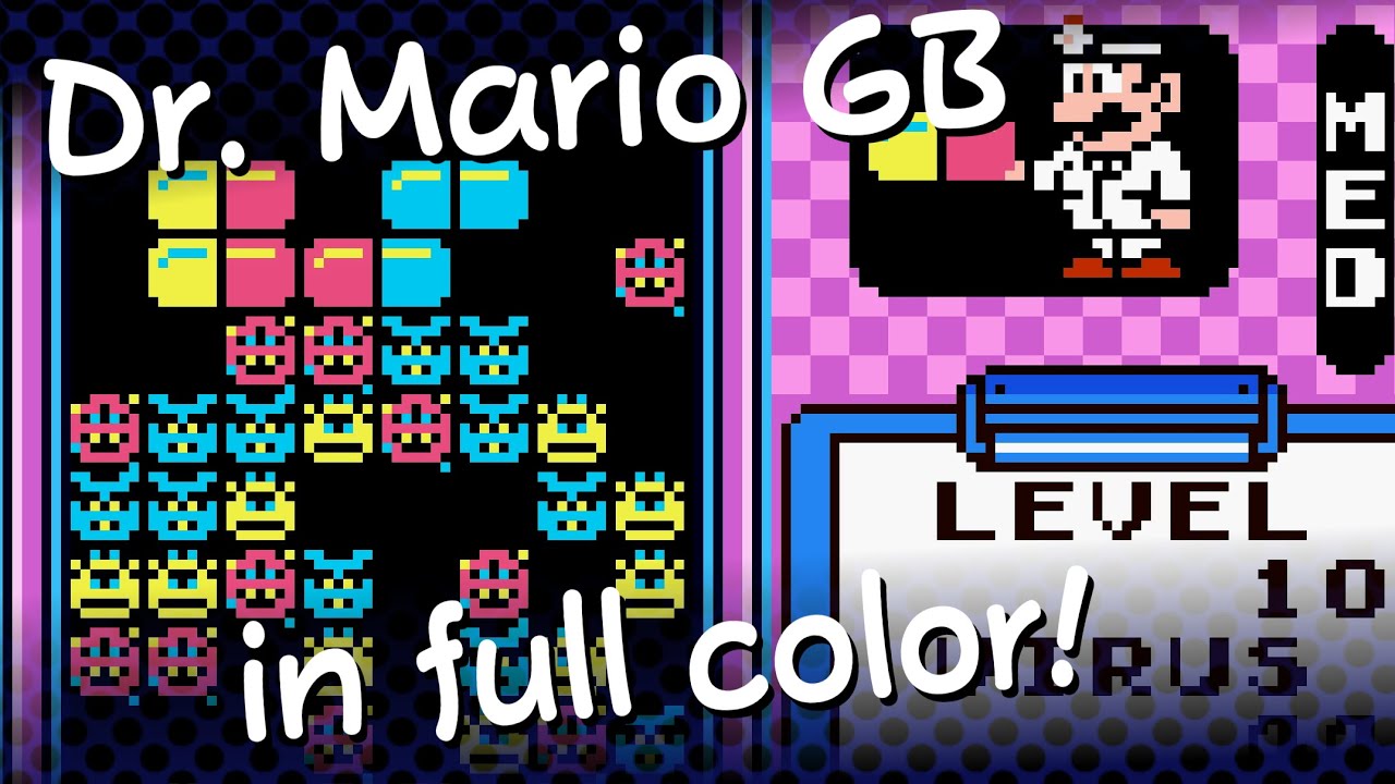 Game Boy Dr. Mario DX - Color Hack Showcase